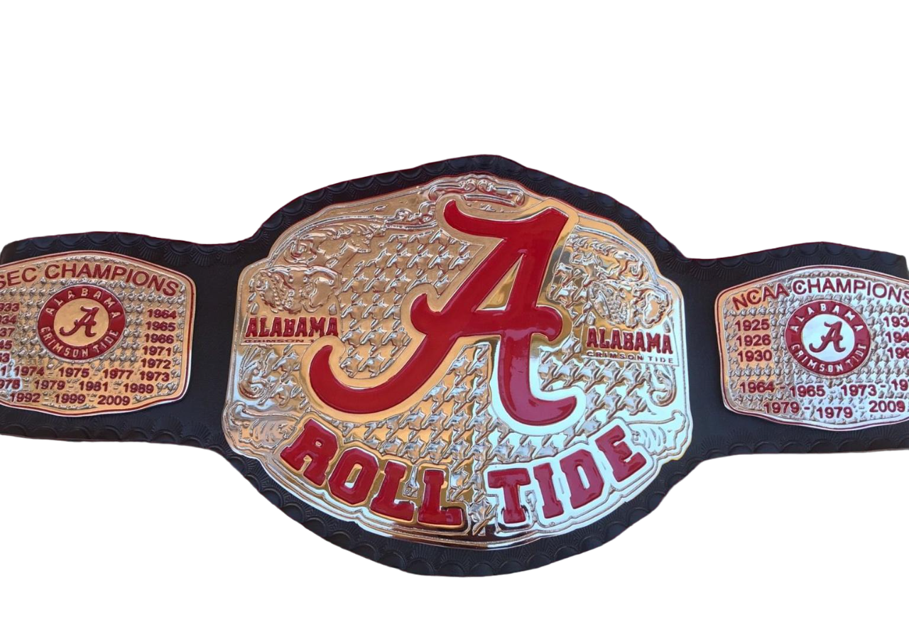 NFL Alabama Roll Tide Championship Belt Adult Size