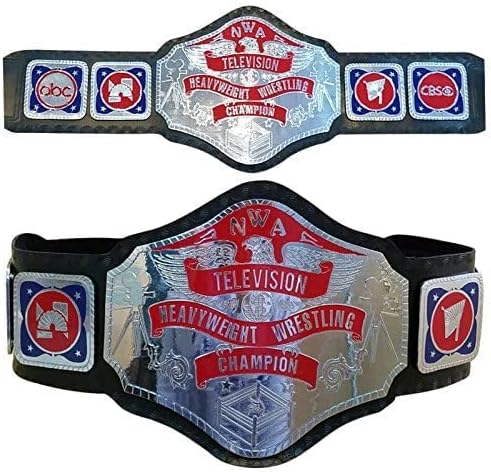 CEINTURE DE CHAMPIONNAT DE LUTTE POIDS LOURDS DE LA NWA TELEVISION TAILLE ADULTE