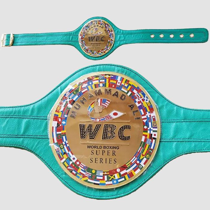 REPLICA WBC BELT BOXING SUPER SERIES MUHAMMAD ALI 2 MM BRASS PLATES