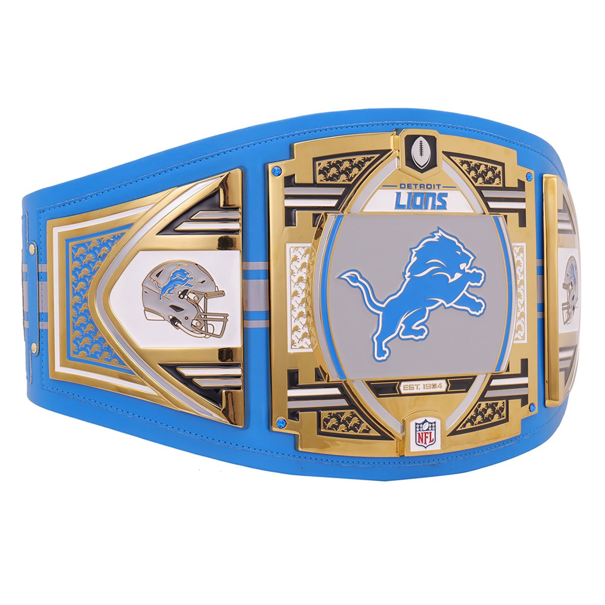 NFL Detroit Lions WWE Legacy Title Championship Belt