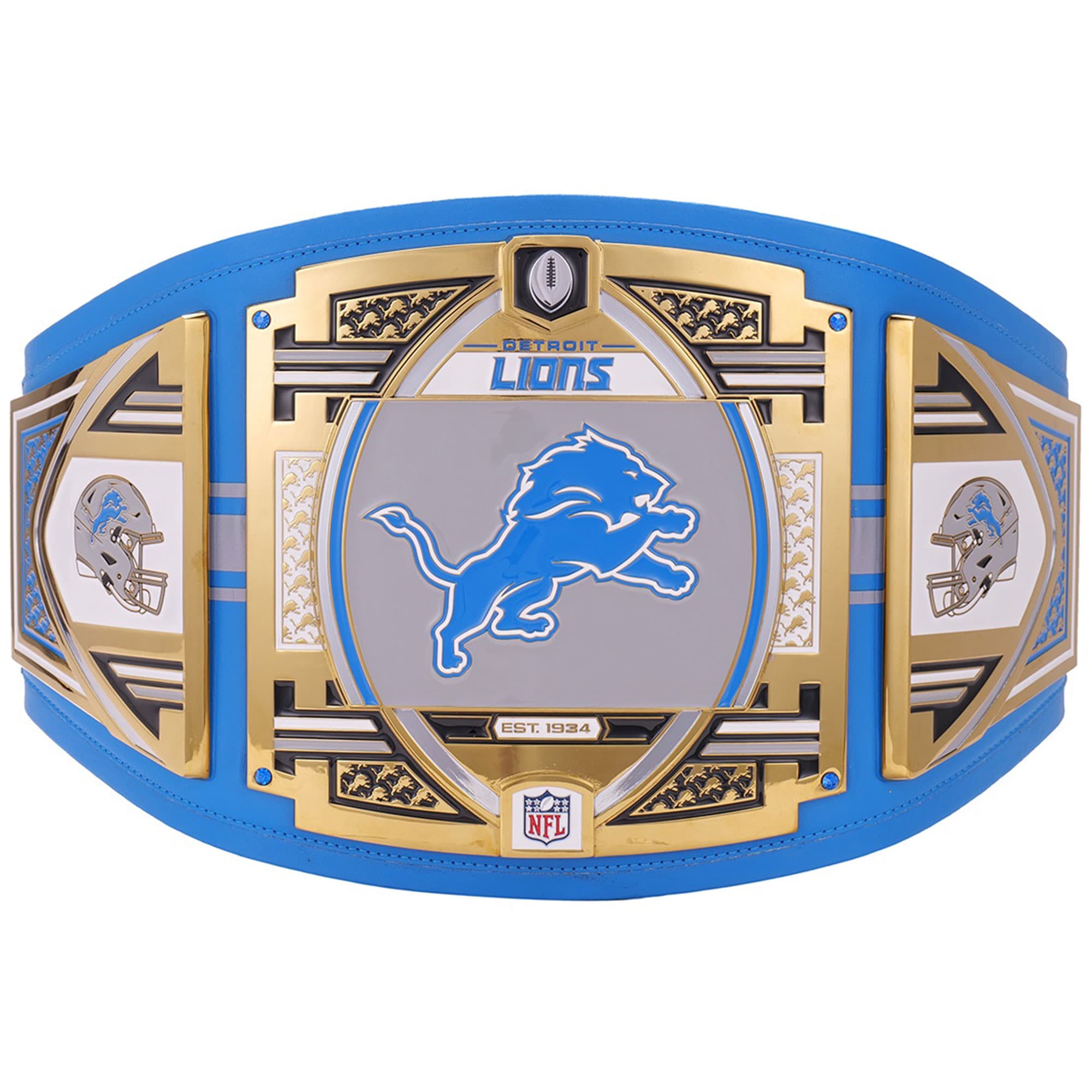 NFL Detroit Lions WWE Legacy Title Championship Belt