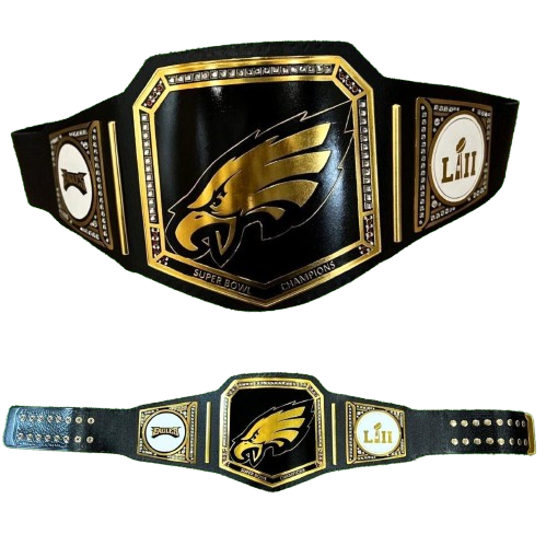 Philadelphia Eagles Super Bowl Championship Title Belt Brass handmade Adult Size HD