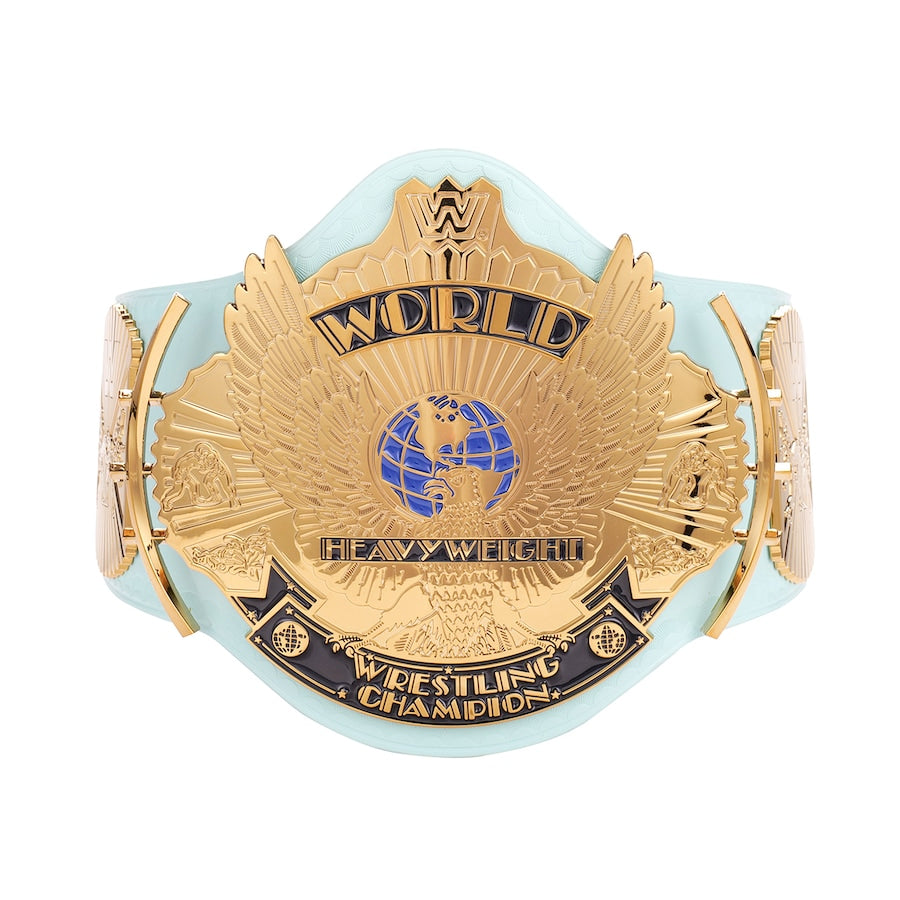 Light Blue WWE Winged Eagle Championship Replica Title Belt