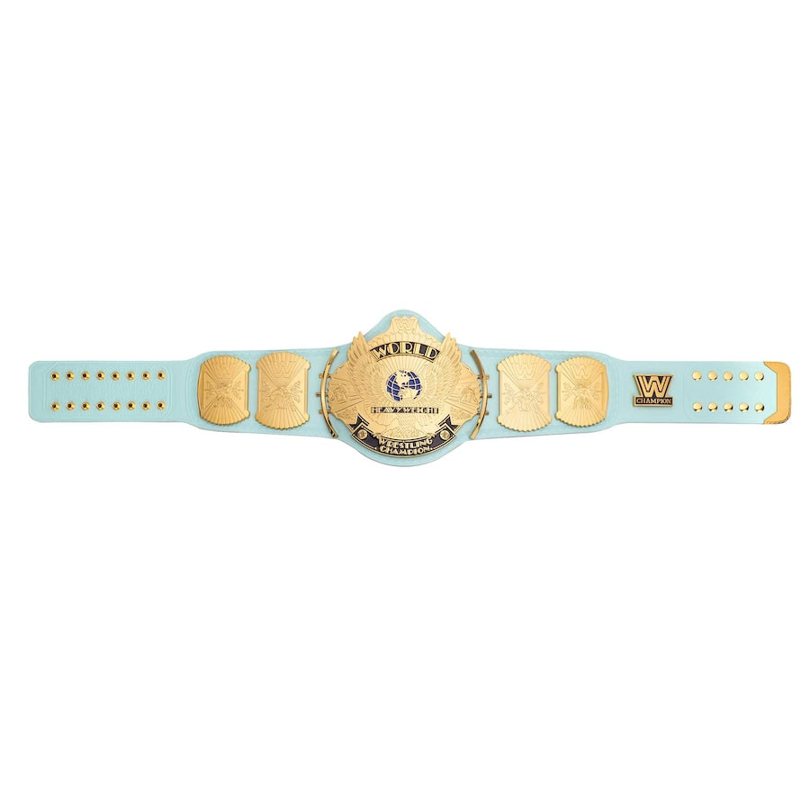 Light Blue WWE Winged Eagle Championship Replica Title Belt