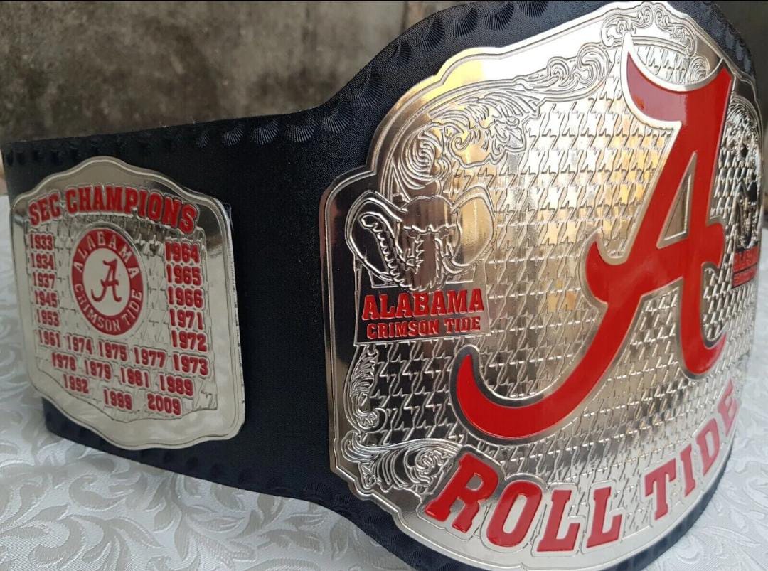 NFL Alabama Roll Tide Championship Belt Adult Size