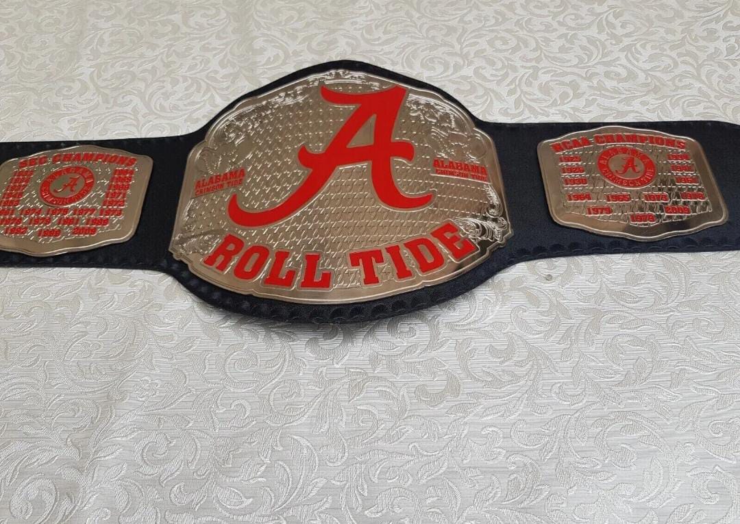 NFL Alabama Roll Tide Championship Belt Adult Size