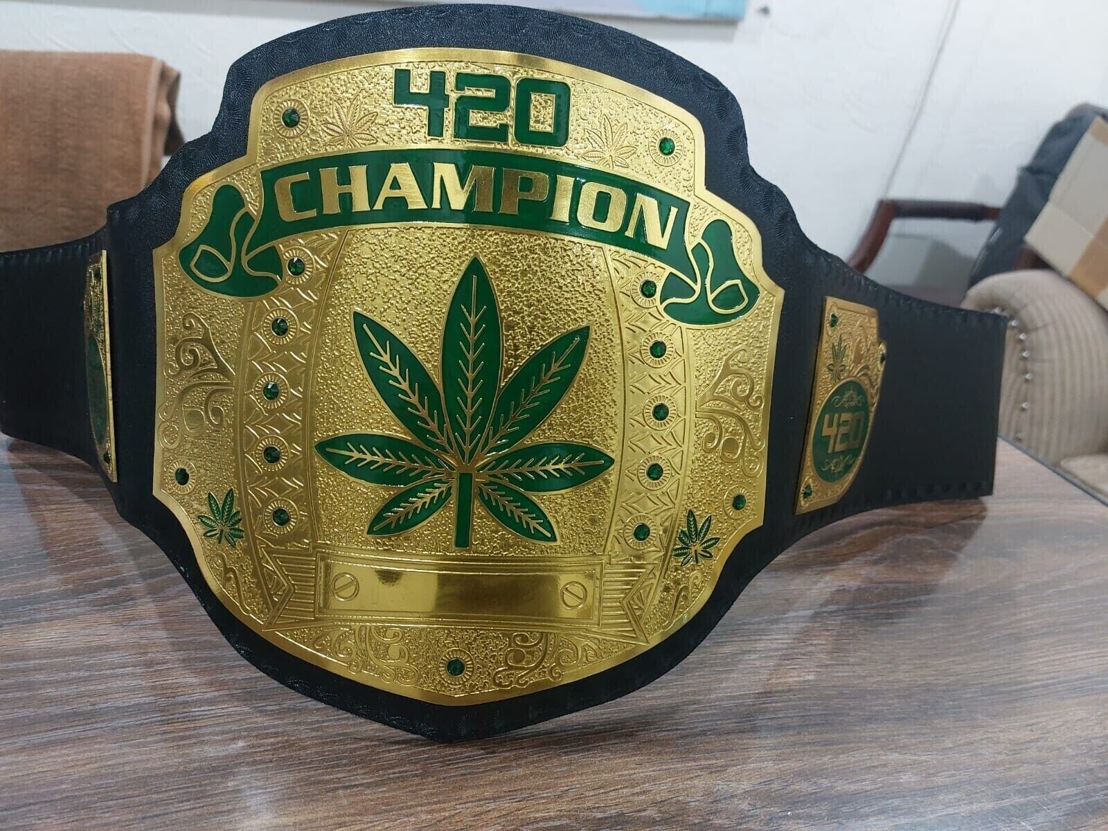 420 Weed World Heavyweight Marijuana  Championship Belt