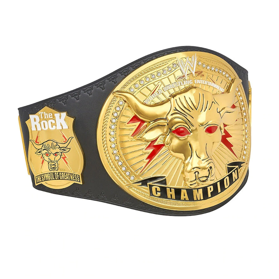 The Rock Brahma Bull Replica Championship Title Belt