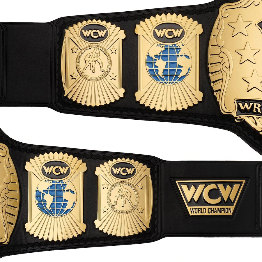 Réplique de la ceinture de champion du monde des poids lourds de la WCW 