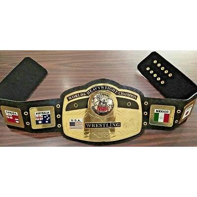 World Heavyweight Wrestling Belt Championship Replica Title Belt