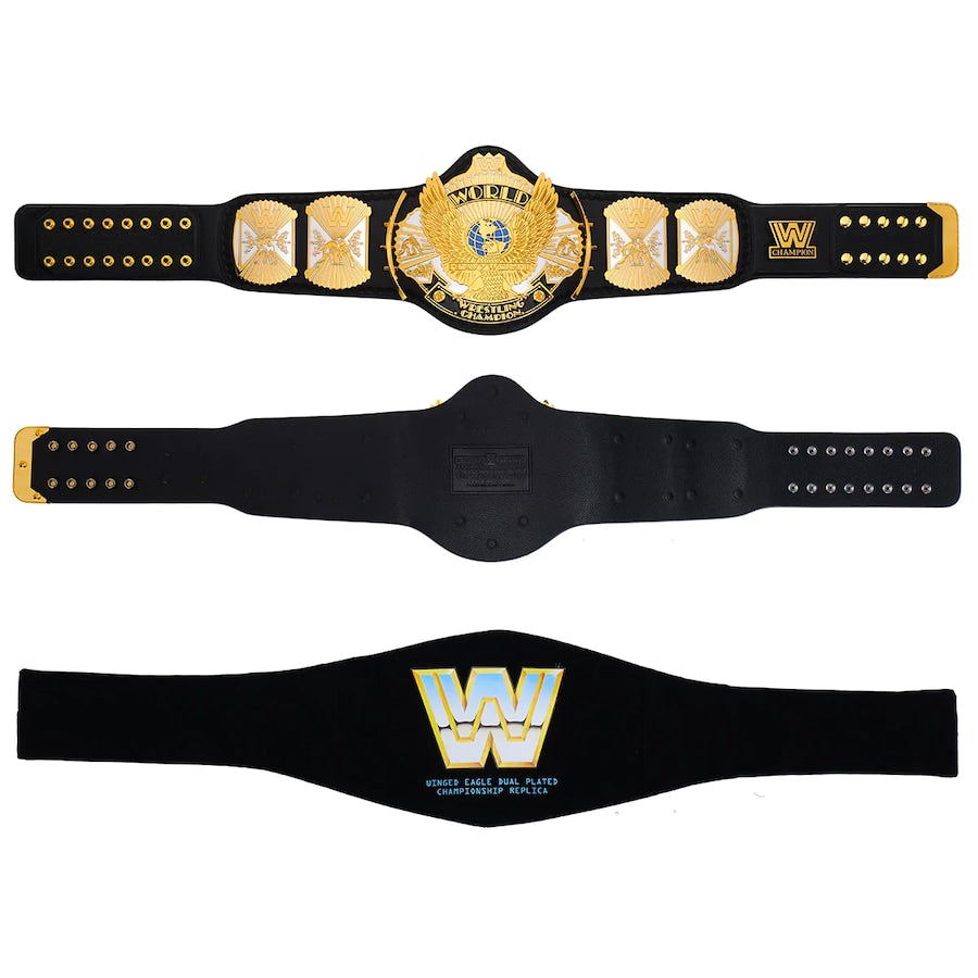 WWE Winged Eagle Dual Plated Championship Replica Title Belt