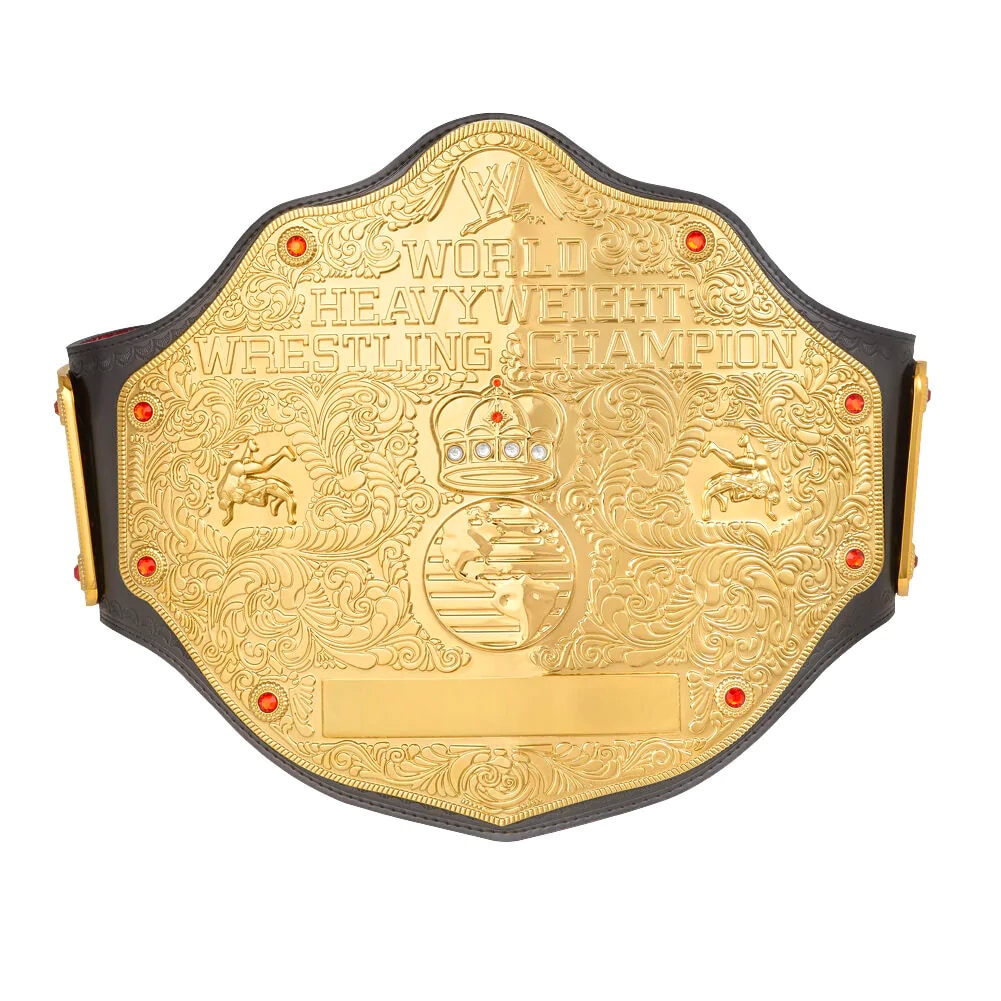 Réplique rétro de la ceinture de champion du monde des poids lourds de la WWE 